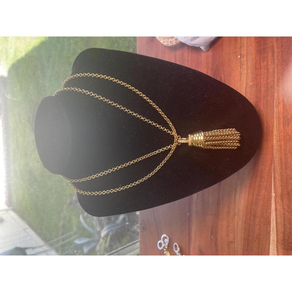 Vintage Joan Rivers Tassel Necklace